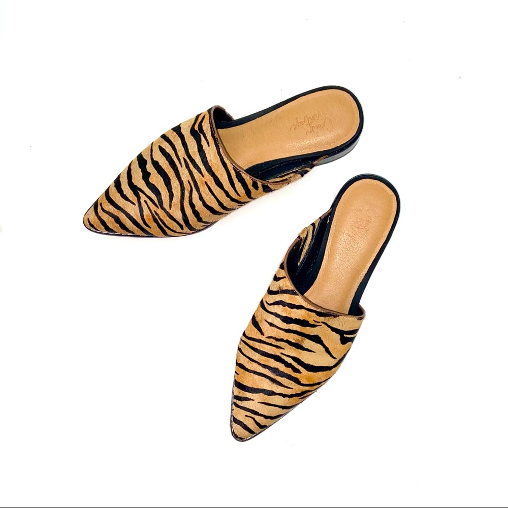 FINAL🚨DONATING SOON‼️ Zebra Print Calf Hair Macaria Mule